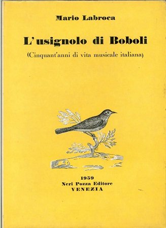 L'usignolo di Boboli | Immagine principale