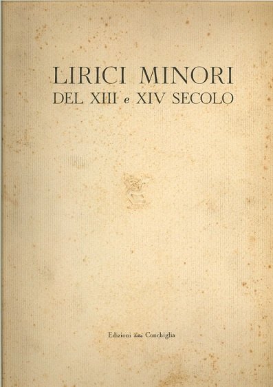 Lirici minori del XIII e XIV secolo | Immagine principale