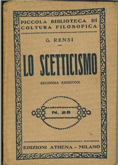 Lo scetticismo | Immagine principale