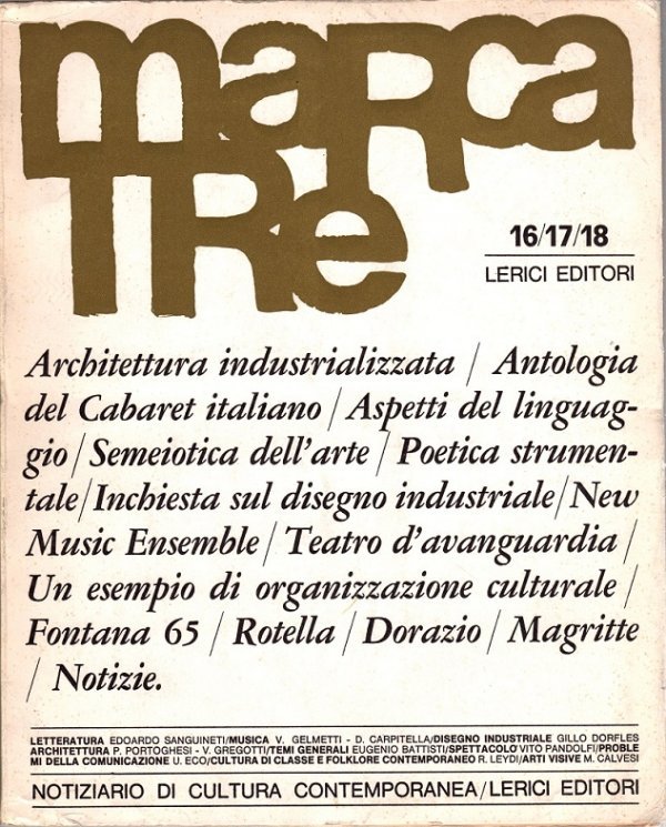 Marcatrè 16/17/18 | Immagine principale