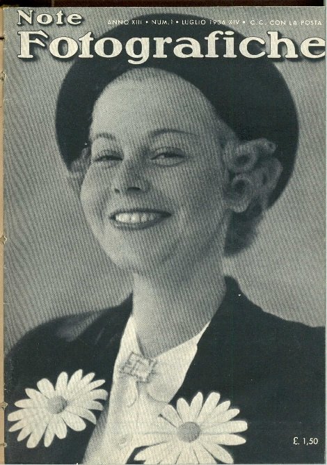 Note fotografiche - anno 1936 | Immagine principale