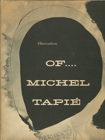 Observations of . Michel Tapié | Immagine principale