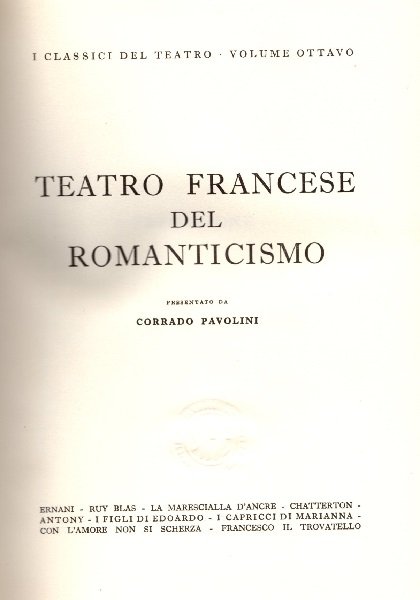 Teatro francese del Romanticismo | Immagine principale