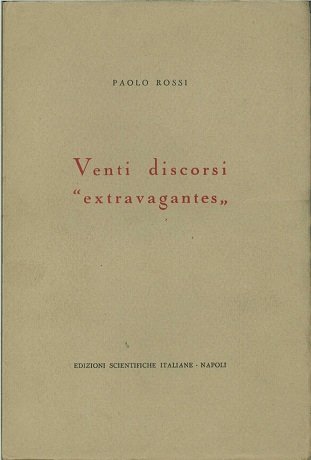 Venti discorsi "extravagantes" | Immagine principale