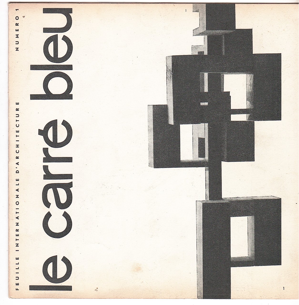 LE CARRE' BLEU. N. 1. 1958