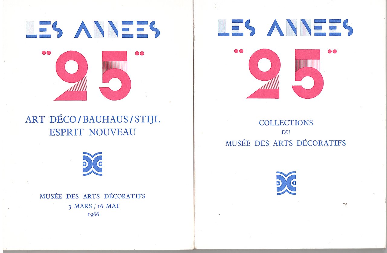 LES ANNEES "25" ART DECO/BAUHAUS/STIJL ESPRIT NOUVEAU