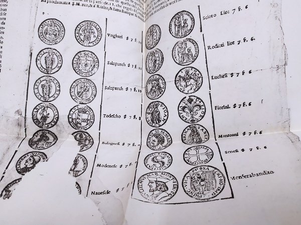 La Tariffa veneta del 1543