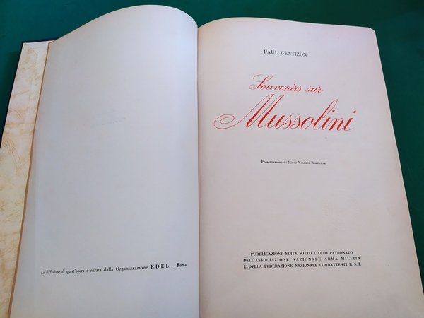 Souvenirs sur Mussolini