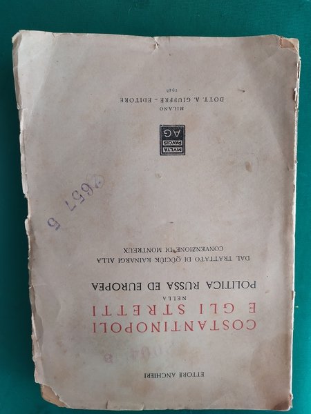 Costantinopoli e gli stretti nella politica russa ed europea