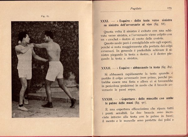 La Boxe moderna italiana francese americana -