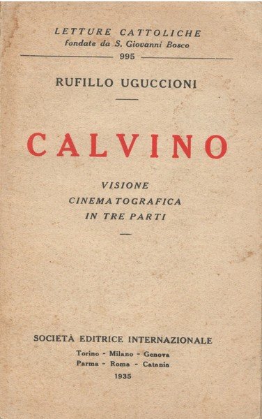 Calvino Visione cinematografica in tre parti