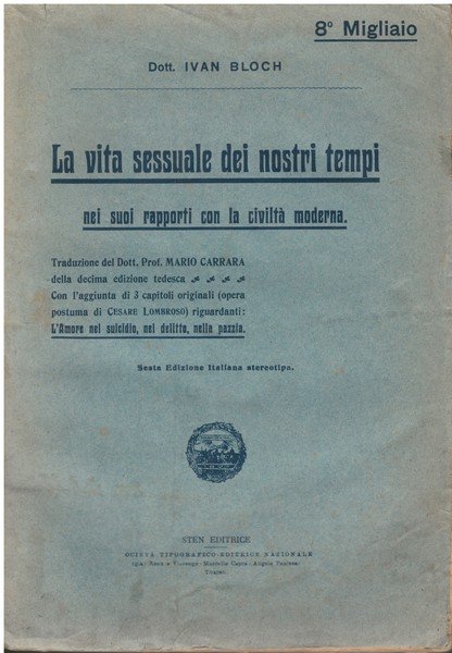 La vita sessuale dei nostri tempi nei suoi rapporti con …