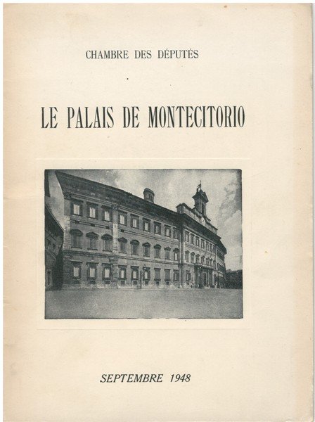 Le palais de Montecitorio