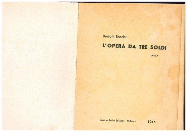 L'opera da tre soldi 1927