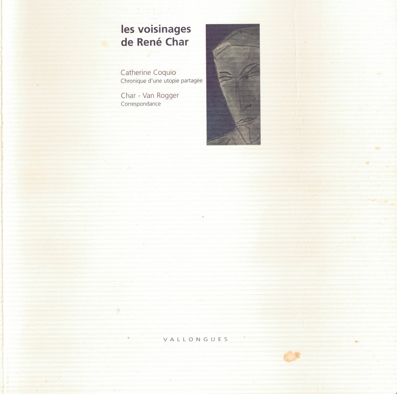 Les voisinages de René Char Catherine Coquio Chronique d'une utopie … | Immagine principale