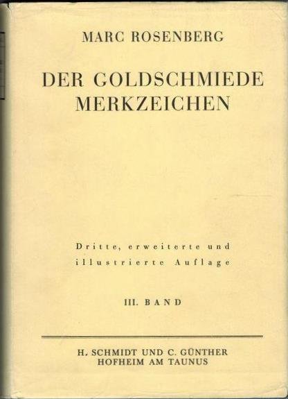 Der Goldschmiede Merkzeichen 4 Voll.
