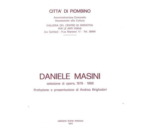 Daniele Masini Selezione di opere 1979-1988