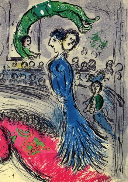 Stampe originali di Marc Chagall Vitebsk 1887-Saint-Paul-de-Venece 1985