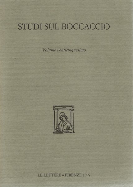 Studi Sul Boccaccio Volume venticinquesimo