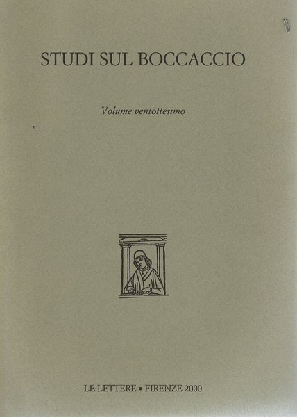 Studi Sul Boccaccio Volume Ventottesimo