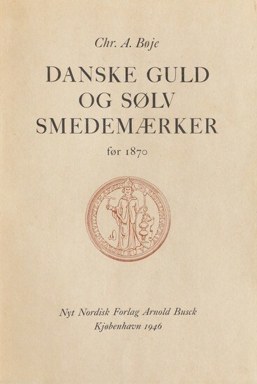 Danske guld og sølv smedemærker før 1870