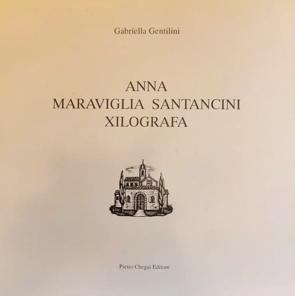 Anna maraviglia Santancini Xilografa