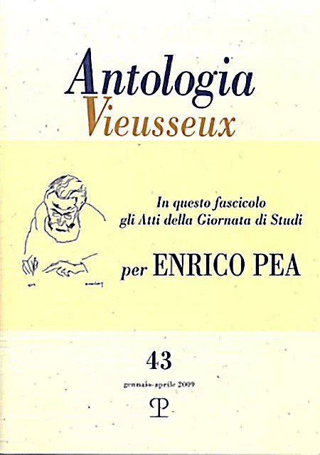 Antologia Vieusseux n. 43, gennaio-aprile 2009