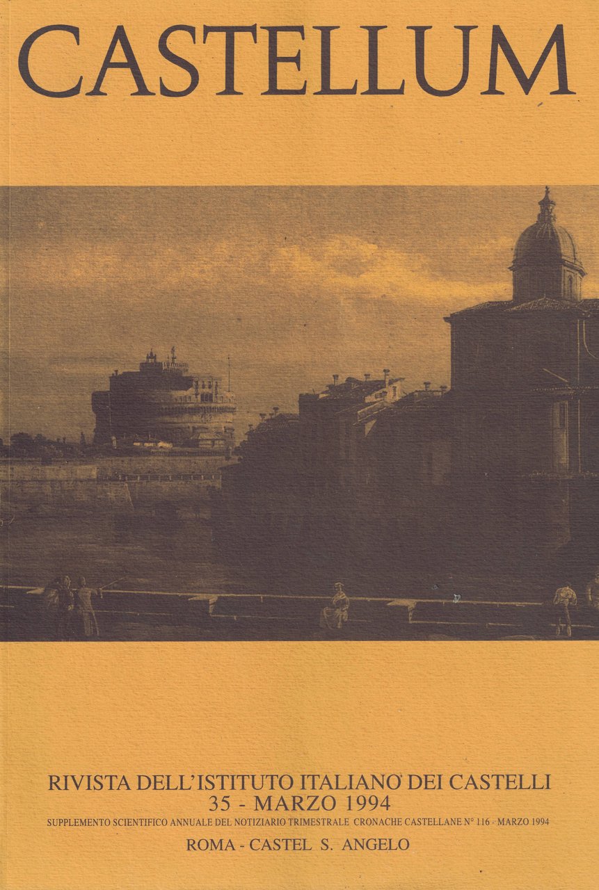 Castellum Rivista dell'Istituto Italiano dei Castelli n.35 marzo 1994