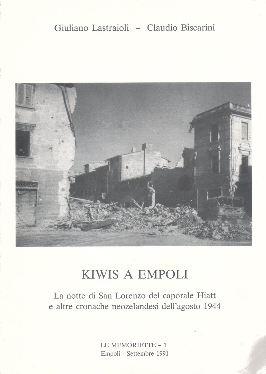 Kiwis a Empoli la notte di San Lorenzo del caporale …