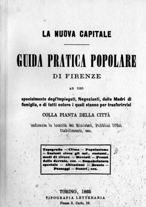 La Nuova Capitale Guida Pratica Popolare di Firenze