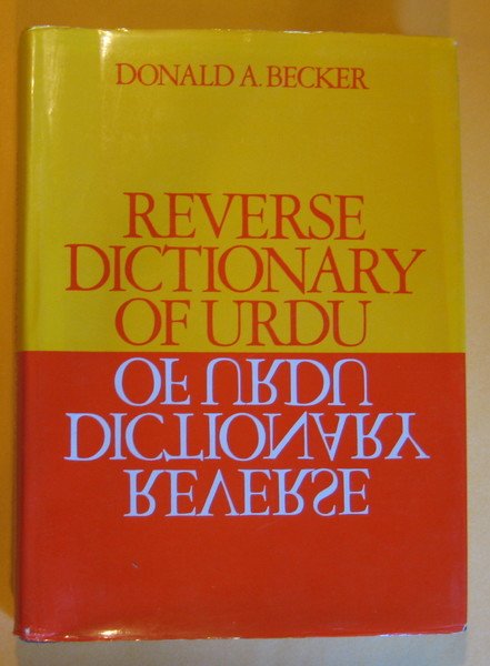 A Reverse Dictionary of Urdu