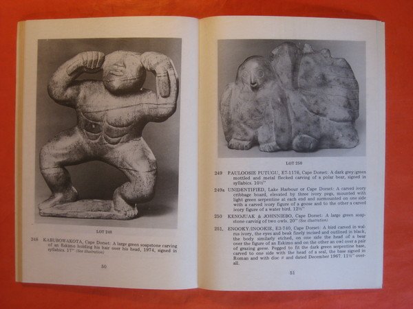 An Important Sale of Inuit Art Comprising Carvings of Soapstone, …