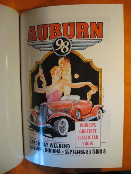 Auburn Cord Duesenberg Festival Poster Art Book 1981 - 2006