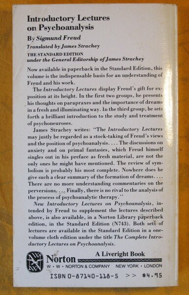 Introductory Lectures on Psychoanalysis