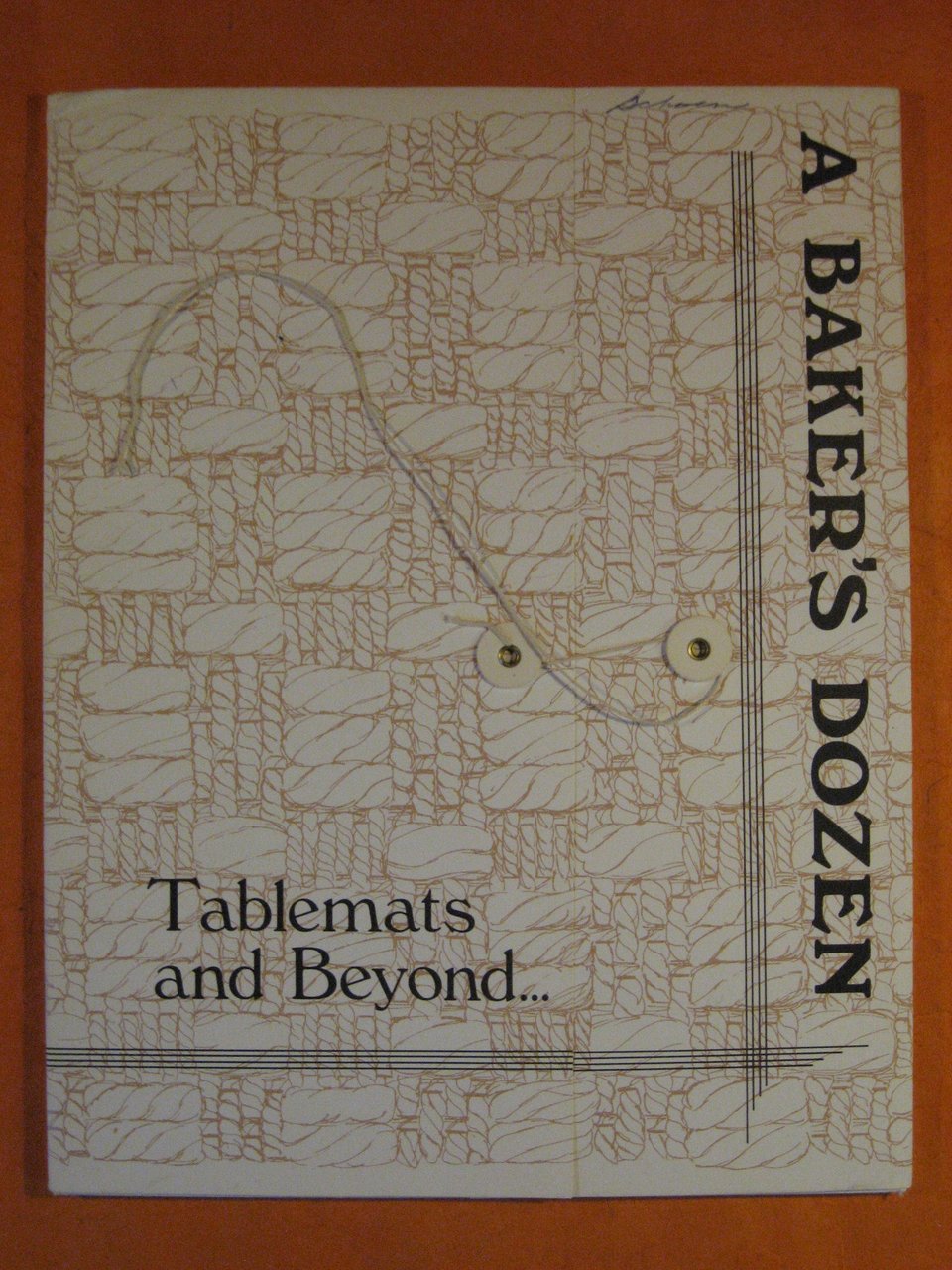 A Baker's Dozen: Tablemats and Beyond