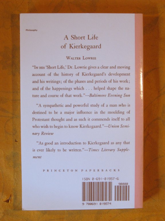 A Short Life of Kierkegaard