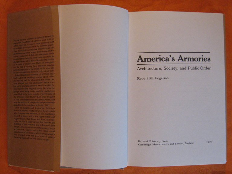 America's Armories: Architecture, Society, and Public Order