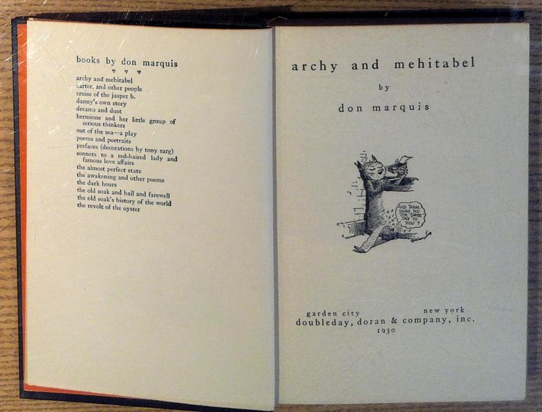 Archy and Mehitabel