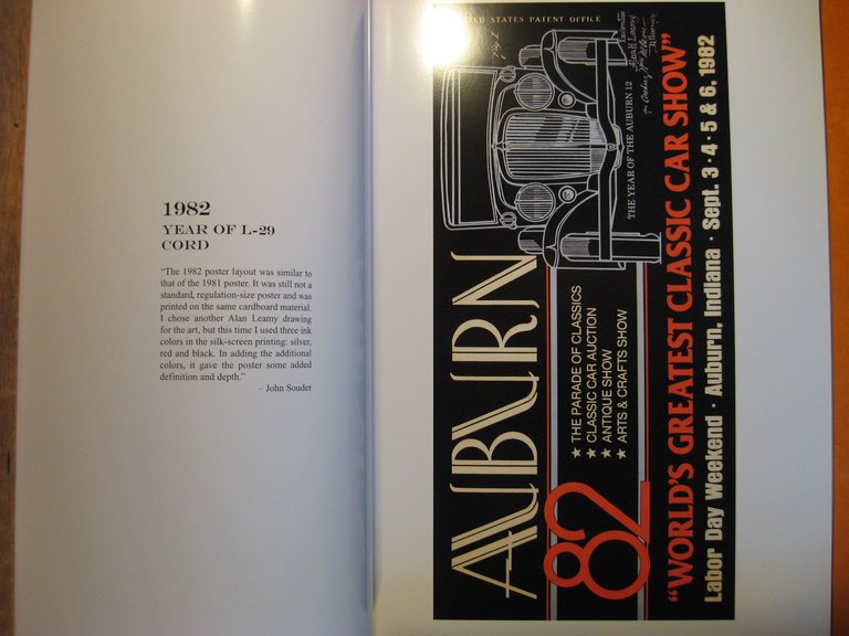 Auburn Cord Duesenberg Festival Poster Art Book 1981 - 2006