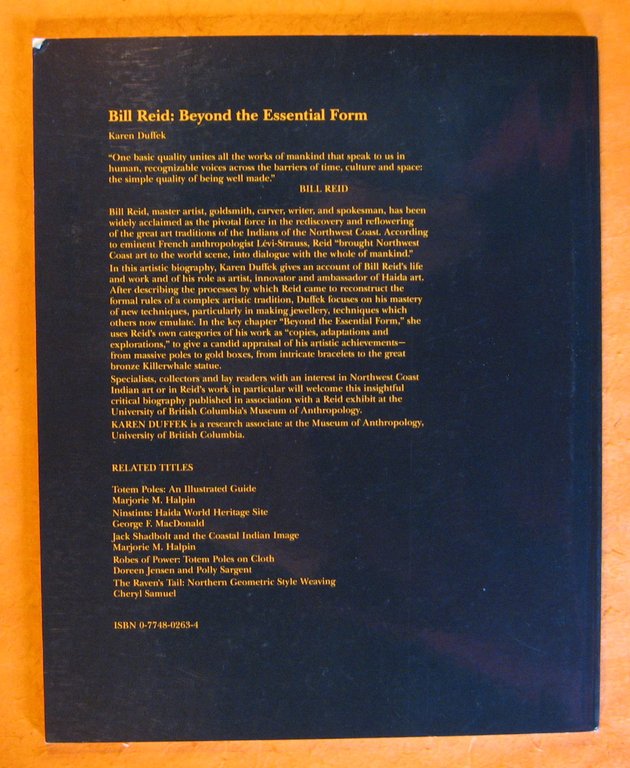 Bill Reid: Beyond The Essential Form (Museum Note, No 19)