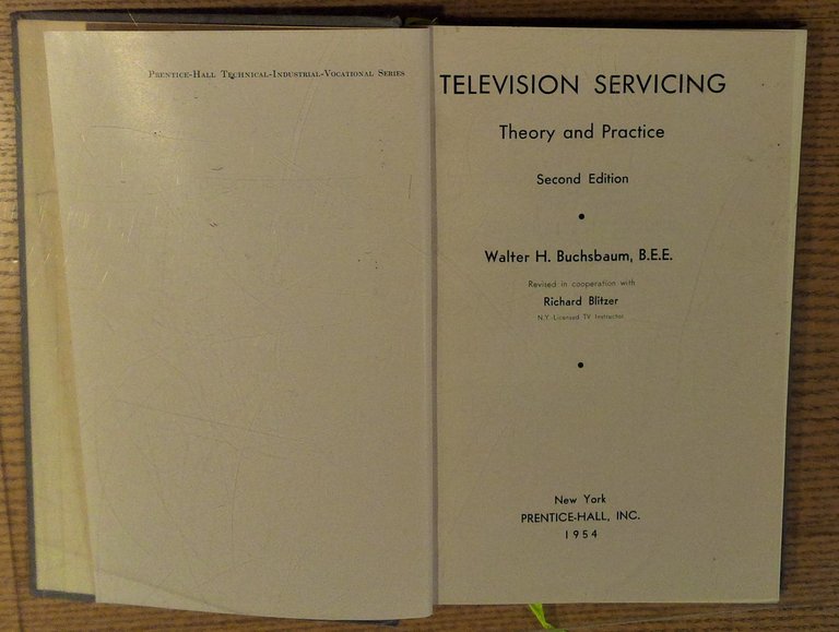 Blank Journal (Television Servicing)