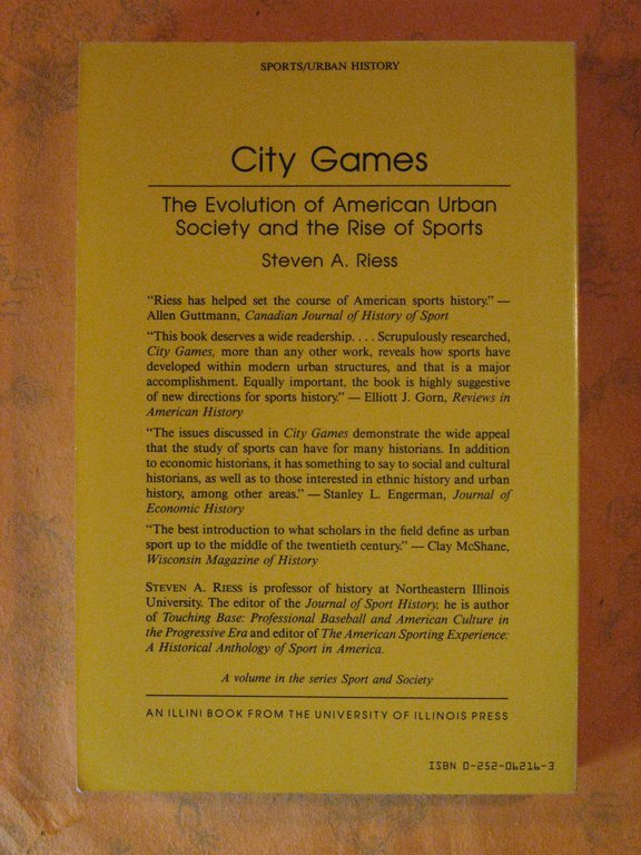 City Games: The Evolution of American Urban Society and the …