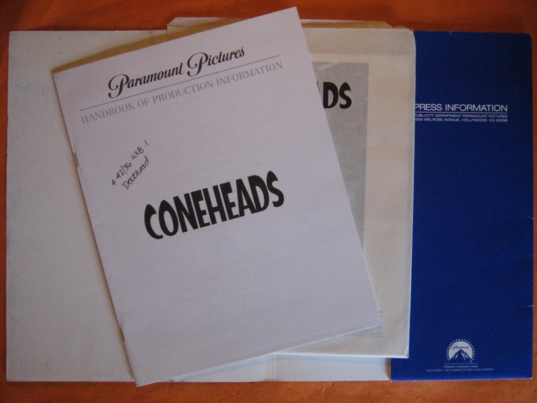 Coneheads (1993 Film) Press Packet