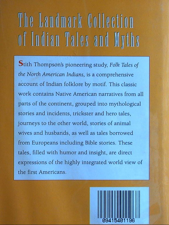 Folk Tales of the North American Indians