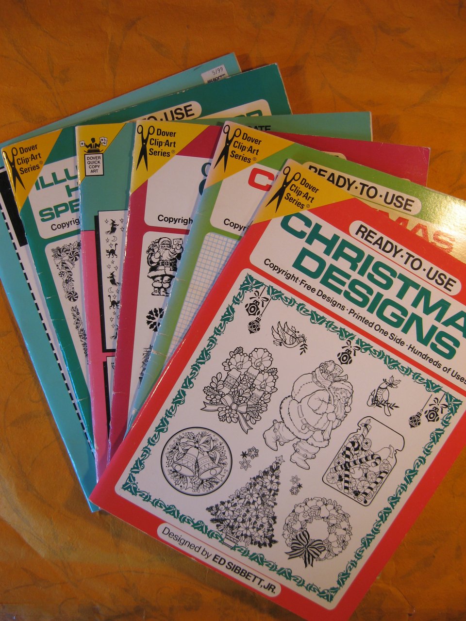 Holiday / Christmas Clip-Art Book Collection - Six Books