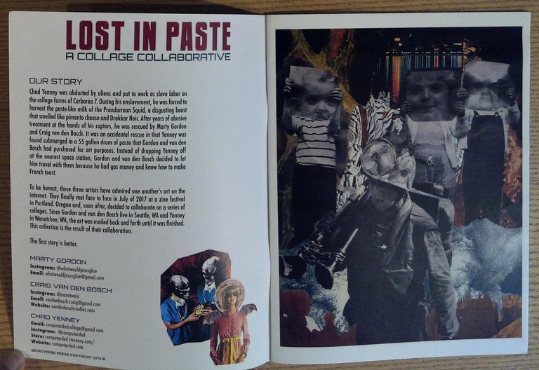 Lost in Paste: a Collage Collaborative