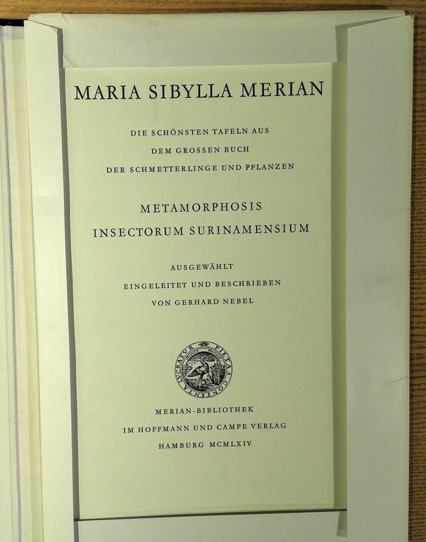 Maria Sibyllan Merian: Die schönsten Tafeln aus dem Grossen Buch …