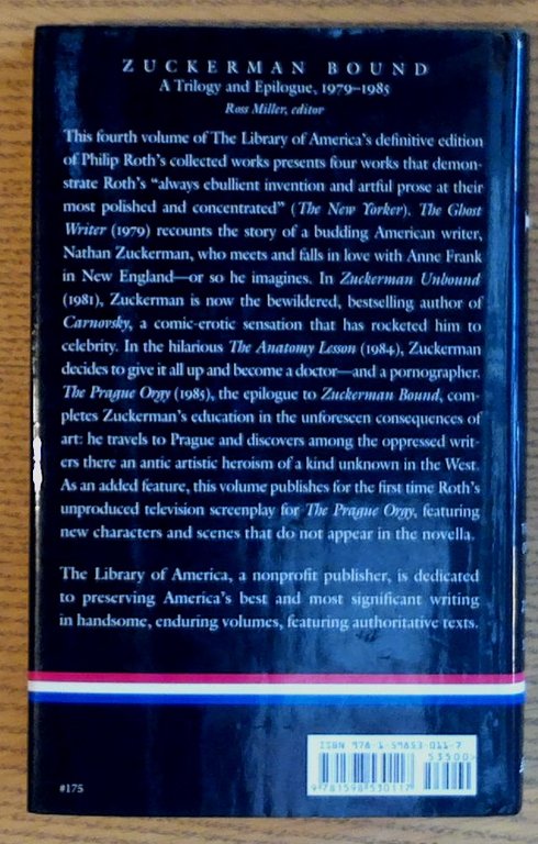 Philip Roth: Zuckerman Bound: A Trilogy and Epilogue 1979-1985 : …