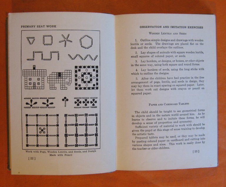 Primary Seat Work Sense Training and Games