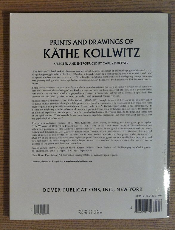 Prints and Drawings of Kathe Kollwitz